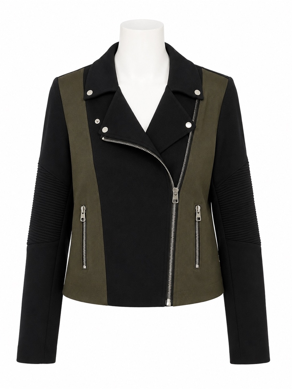 Size 4 Wilfred by Aritzia Diderot Style Mixed Media‎ Moto Jacket
